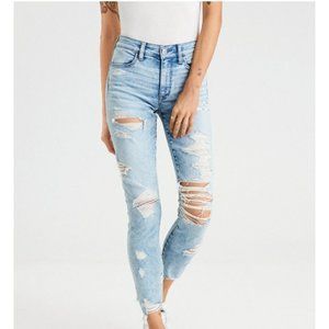 4 - AEO super high rise jeggings